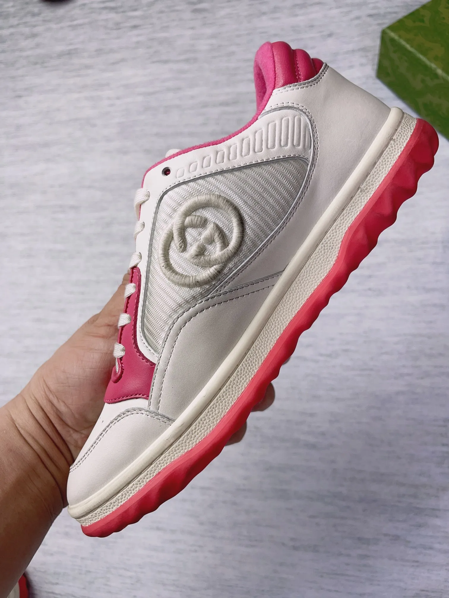 👟👟Ex-factory price 600👟👟 👑The top version of Gucci's latest popular MAC80 sneakers on the market, women's 35-40, men's 39-45 👏👏👏Welcome all bosses to compare and provide guidance...